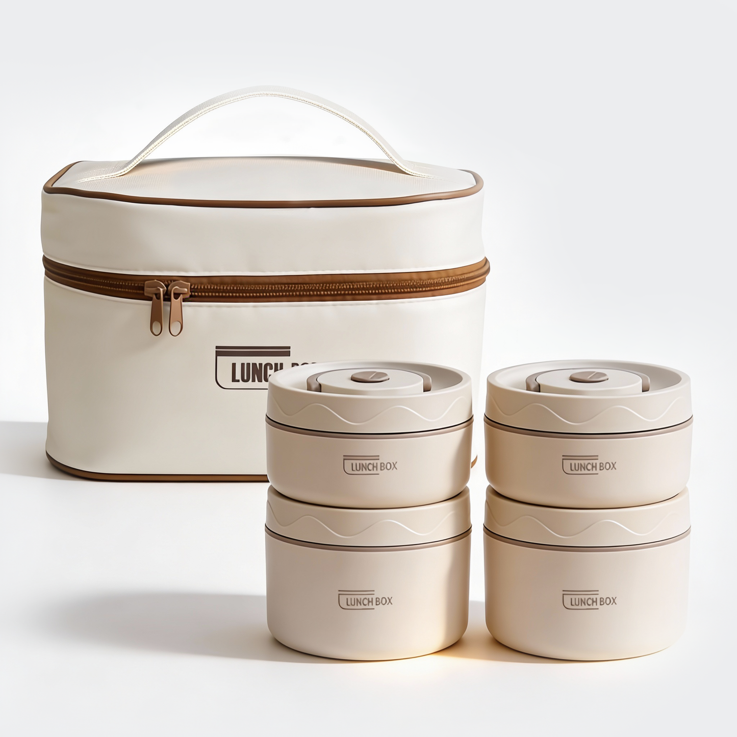 Insulated Stainless Steel Lunch Box Set