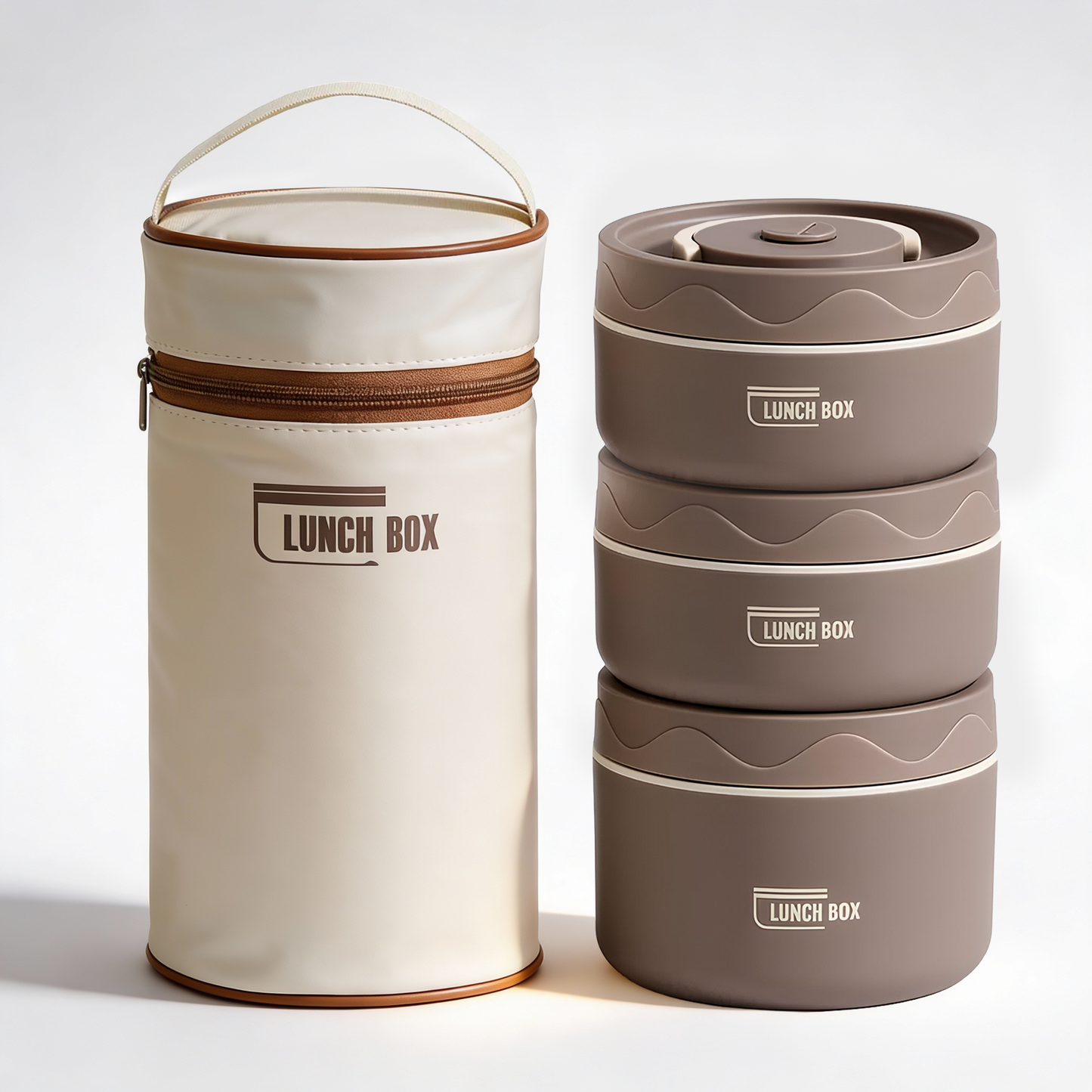 Insulated Stainless Steel Lunch Box Set