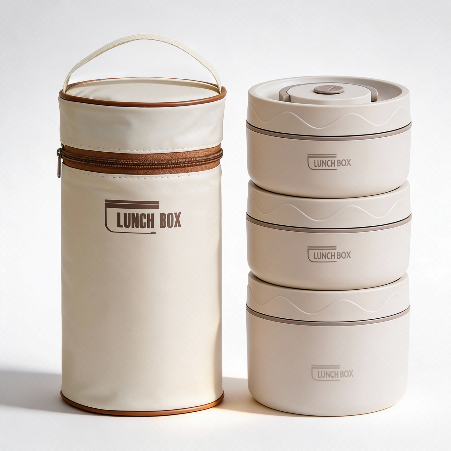 Insulated Stainless Steel Lunch Box Set