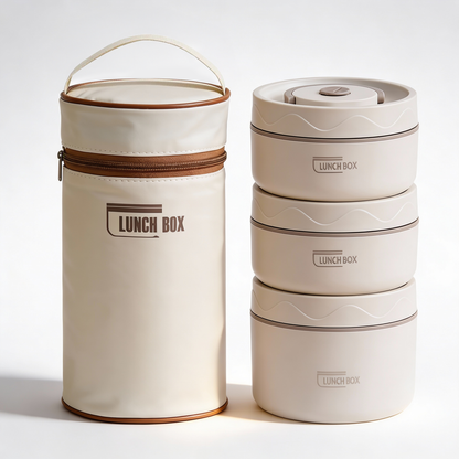 Insulated Stainless Steel Lunch Box Set