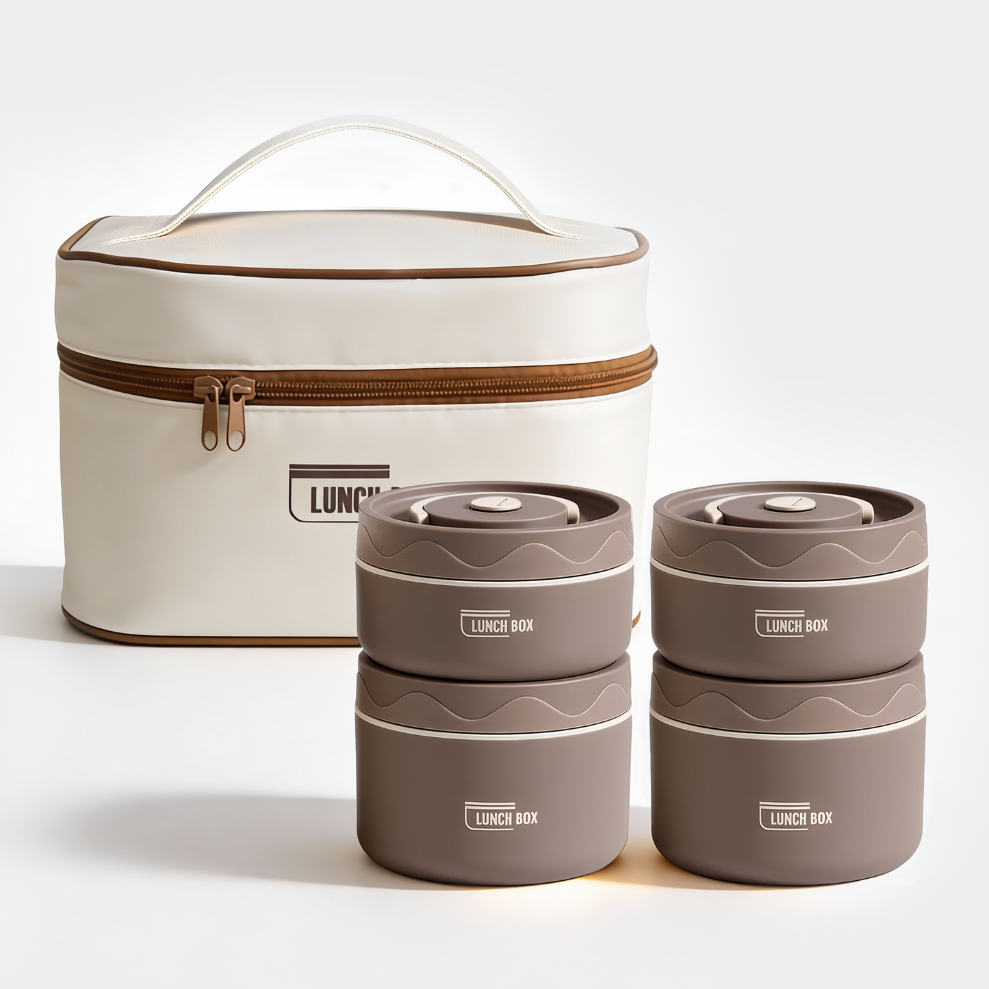 Insulated Stainless Steel Lunch Box Set