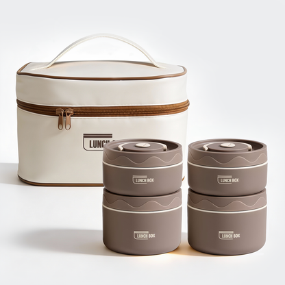 Insulated Stainless Steel Lunch Box Set