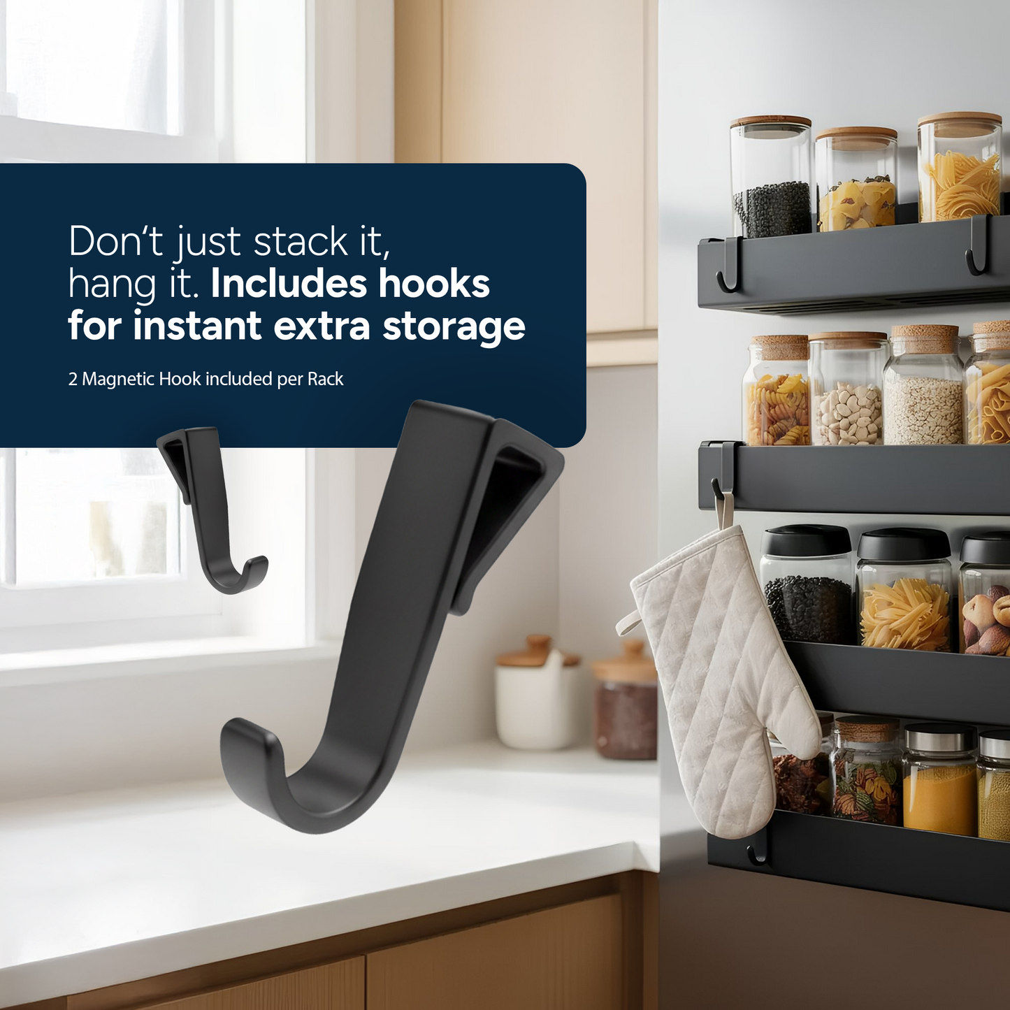 Magnetic Spice Storage Racks