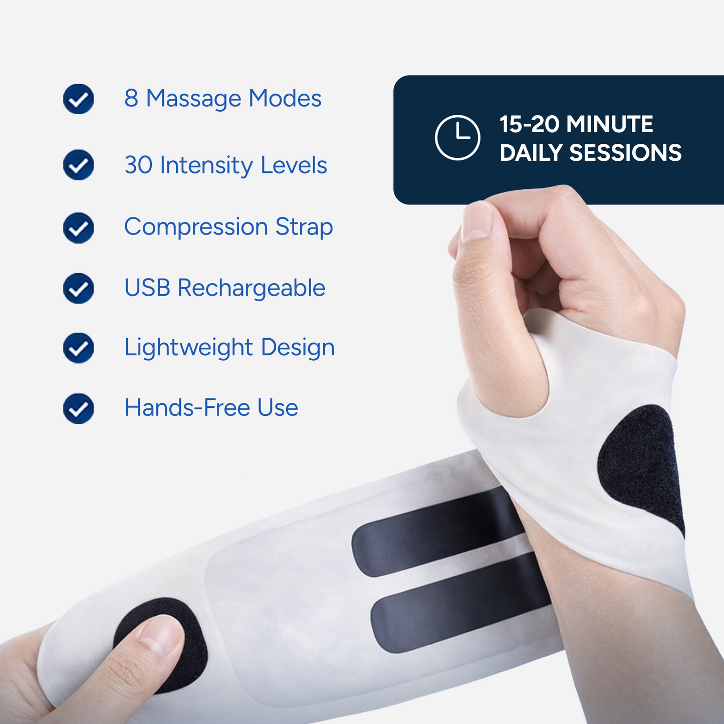 Clinze™ Smart EMS Wrist Therapy Massager