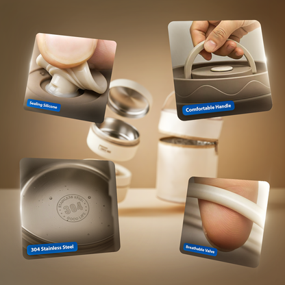 Insulated Stainless Steel Lunch Box Set